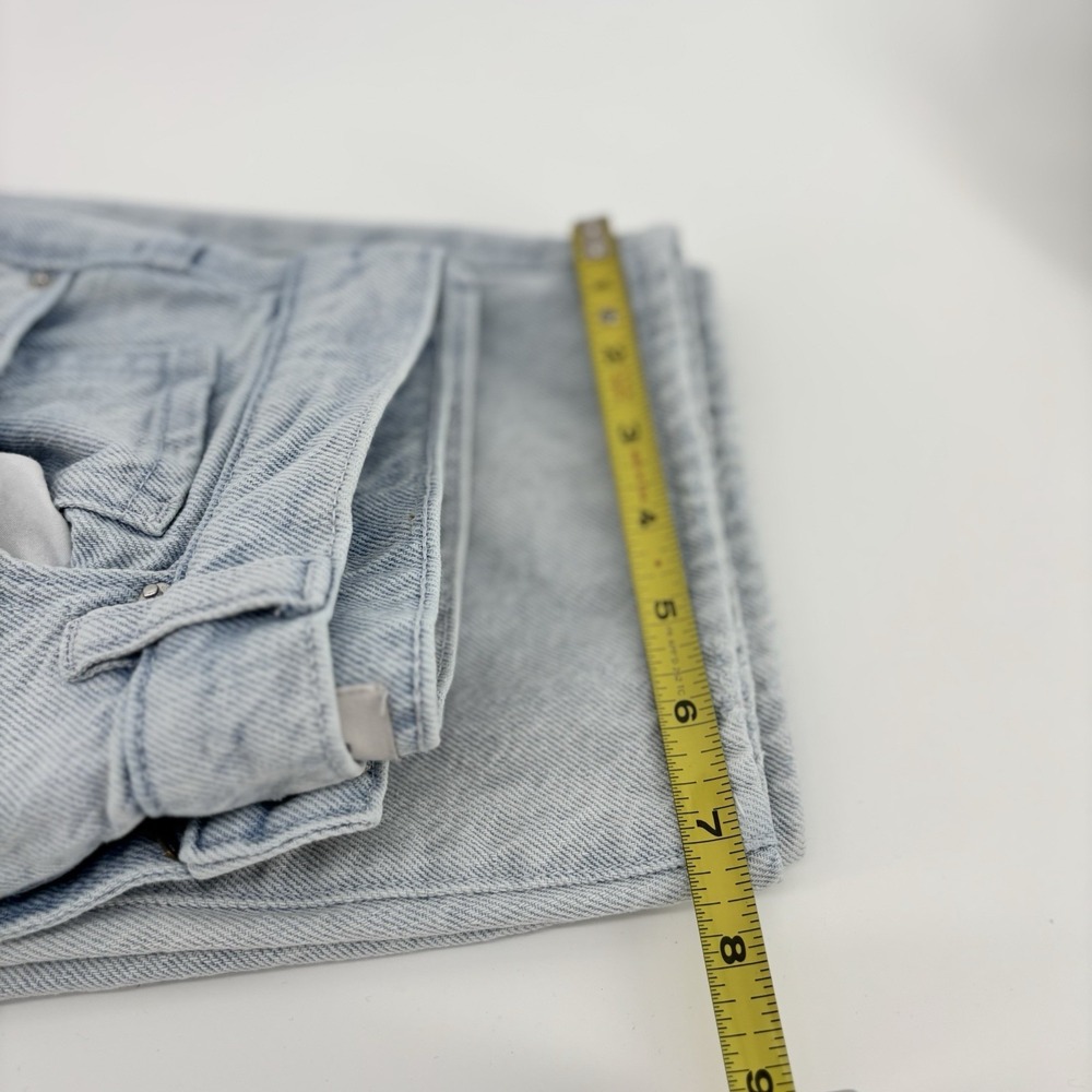 PACSUN Jessie High Rise Baggy Womens size 23 Light Wash Blue Denim Wide-Leg EUC - Picture 15 of 15